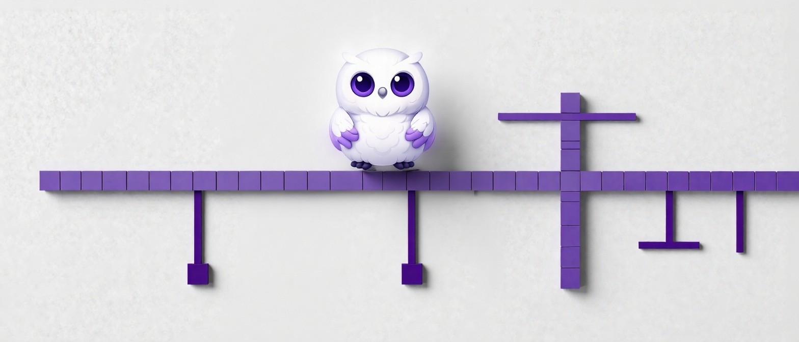 Сцена выбора между несколькими путями с развилкой блоков