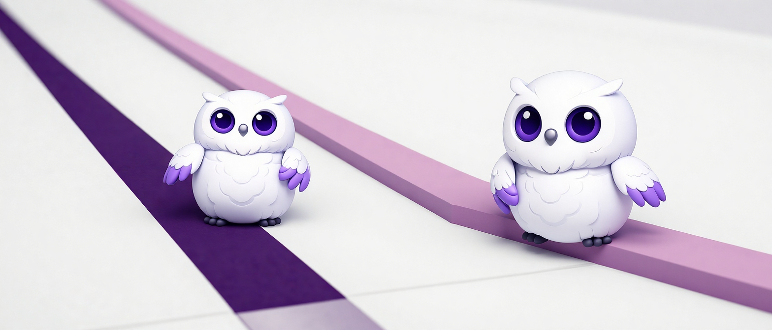 Две дороги с разной длиной и финишем