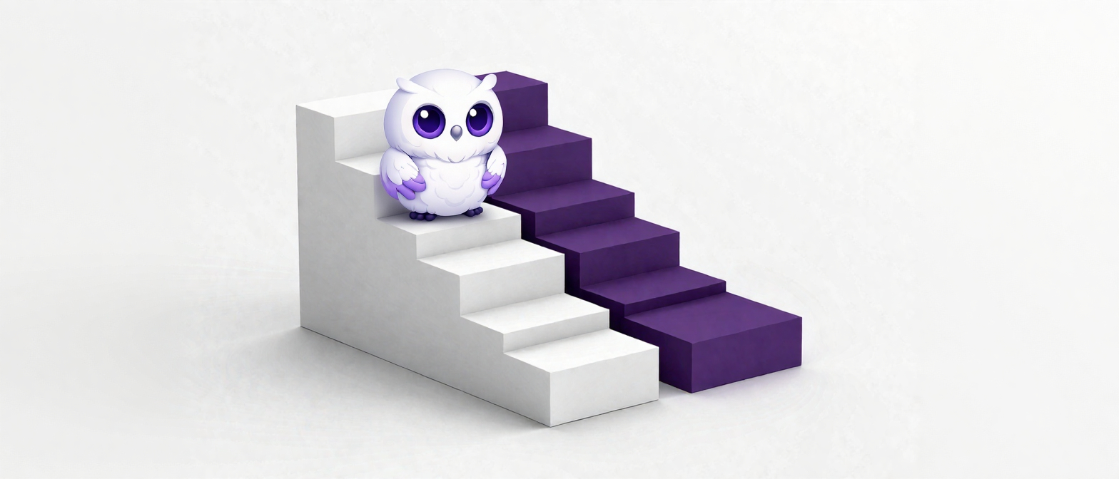 Лестница из блоков как этапы запуска проекта