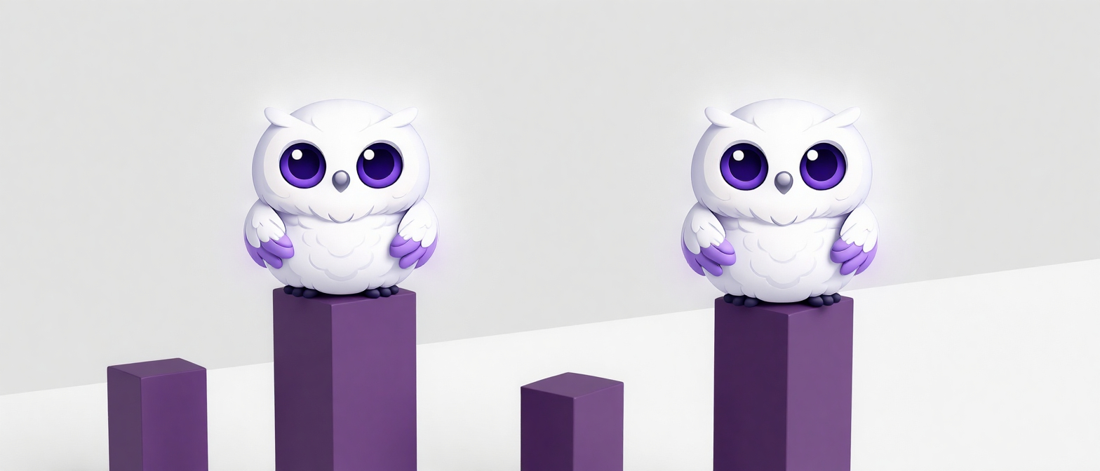 Геометрические столбы разной высоты как долгосрочные силы