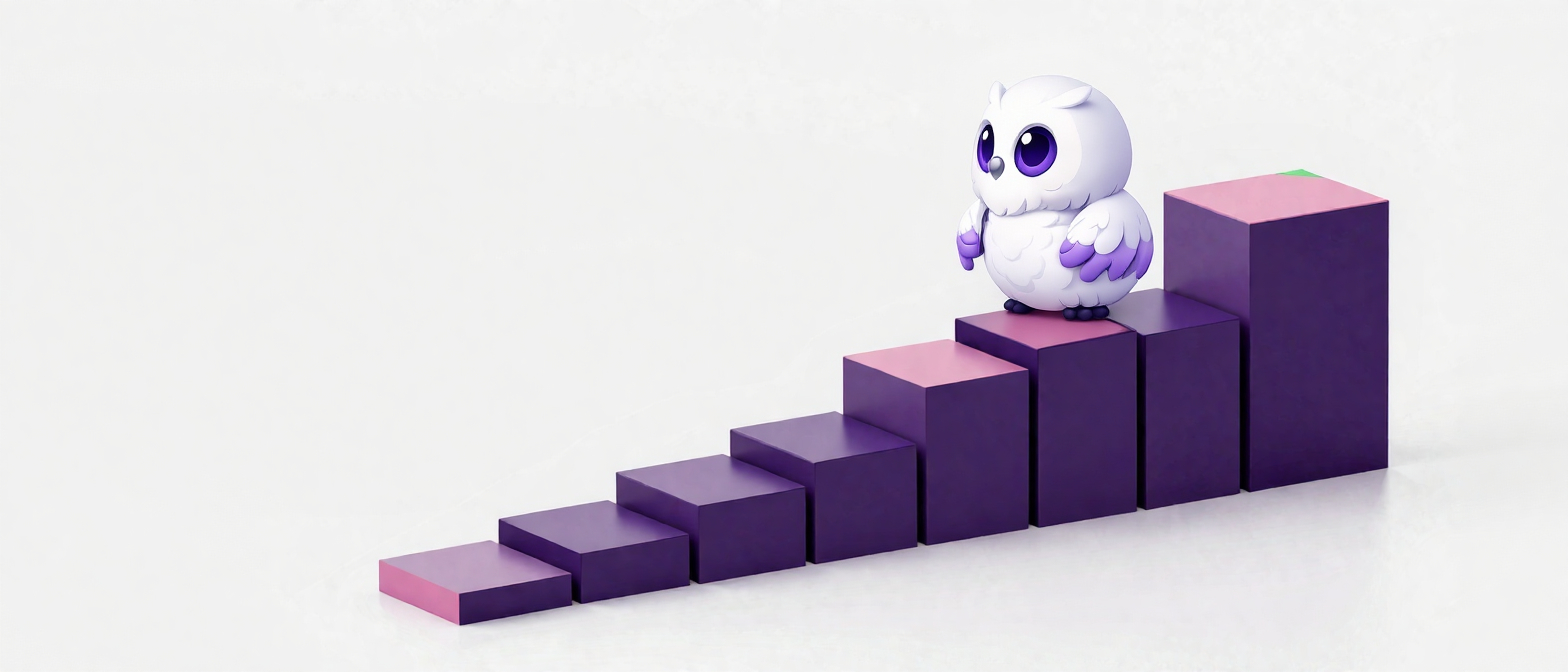 Рост ступенек из блоков как поэтапное масштабирование